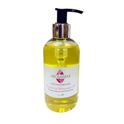 Romance Massage Oil 250ml with Orange, Geranium and Ylang Ylang Essen