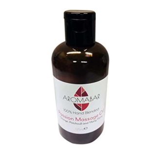 Passion Sensual Massage Oil 125ml with Orange Patchouli and Ylang Ylang Essential Oils