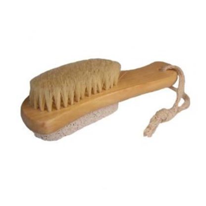 Spa Foot Pamper Kit Includes Foot Massage Oil, Fresh Feet Salts Soak, Dead Sea Scrub & Wooden Foot Brush Pumice - Image 2