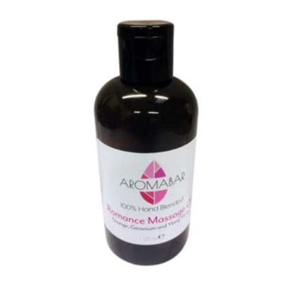 Romance Massage Oil 125ml with Orange, Geranium and Ylang Ylang Essential Oils