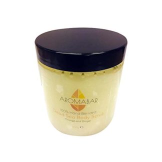 Aromatherapy Orange & Ginger Essential Oil Dead Sea Salt Body Scrub 300g