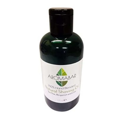 Natural Shaving Oil with Tea Tree Bergamot & Lime 125ml