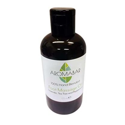 Foot Massage Oil 125ml with Lavender Peppermint & Tea Tree Essential Oils 100% Pure Aromatherapy
