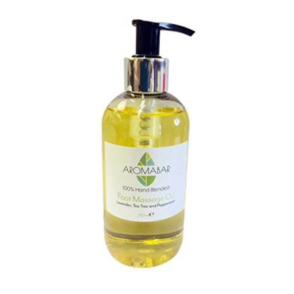 Spa Foot Pamper Kit Includes Foot Massage Oil, Fresh Feet Salts Soak, Dead Sea Scrub & Wooden Foot Brush Pumice - Image 3