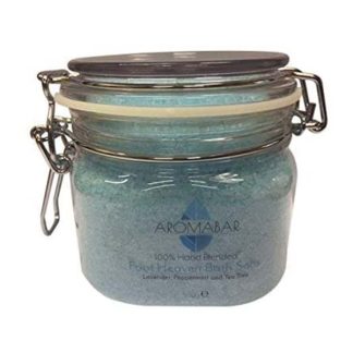 Foot Heaven Bath Salts Soak 550g Gift Jar Epsom Salts and Dead Sea Salts Enriched with Essential Oils 100% Natural Aromatherapy Packed with Minerals