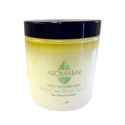 Tea Tree & Lemon Dead Sea Salt Hand & Body Scrub 400g - Image 2
