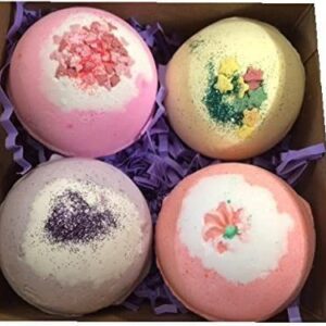 Bath Bomb Gift Set Sweetie (4 x 160g) Mothers Day, Easter or Birthdays