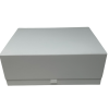 Aromabar White Magnetic Gift Box with Ribbon Tab Small Wedding Bridesmaid Bride Baby Keepsake Size 12 x 14 x 6.5cm - Image 5