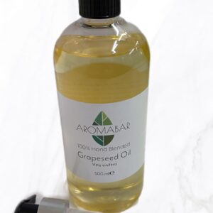 Grapeseed Oil 500ml Carrier Massage Oil with Pump Dispenser Vitis vinifera