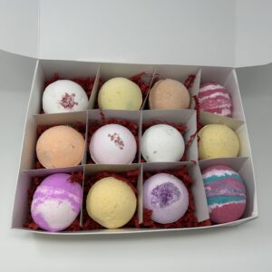 Bath Bomb Gift Box Set (12 X 160g Bath Bombs) Over The Rainbow Collection