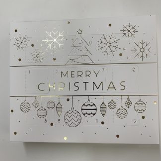 Aromabar  12 days of Christmas advent Calendar highly scented wax melts white