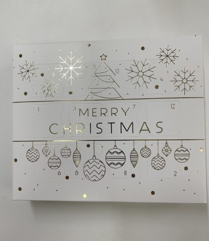 Aromabar  12 days of Christmas advent Calendar highly scented wax melts white