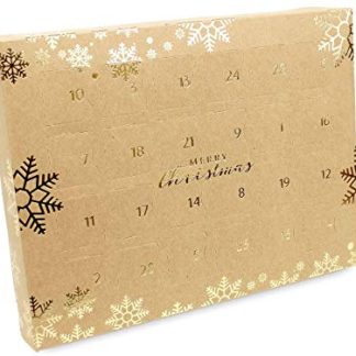 Aromabar Wax Melts Advent Calendar Kraft Gold Snowflake 24 days of Christmas