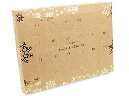 Aromabar Wax Melts Advent Calendar Kraft Gold Snowflake 24 days of Christmas