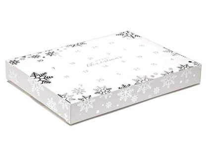 Aromabar Wax Melts Advent Calendar White Silver Snowflake 24 days of Christmas