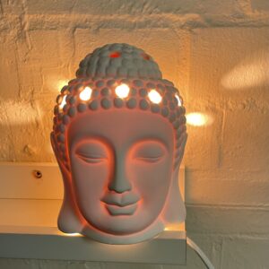 "Ceramic Buddha" electric wall plug in wax melt burner