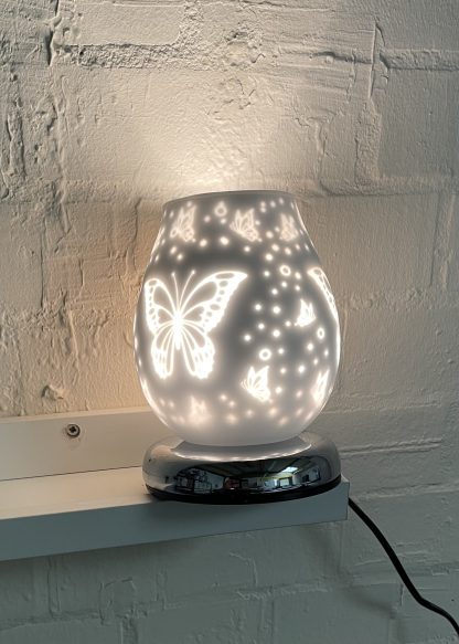 "Butterfly" electric wall plug in wax melt burner