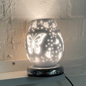 "Butterfly" electric wall plug in wax melt burner