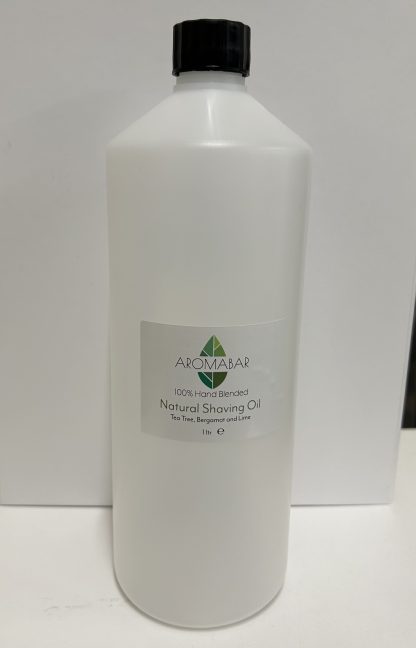 Shaving Oil - 1 Litre - Grapeseed base, with choice of specialist blends