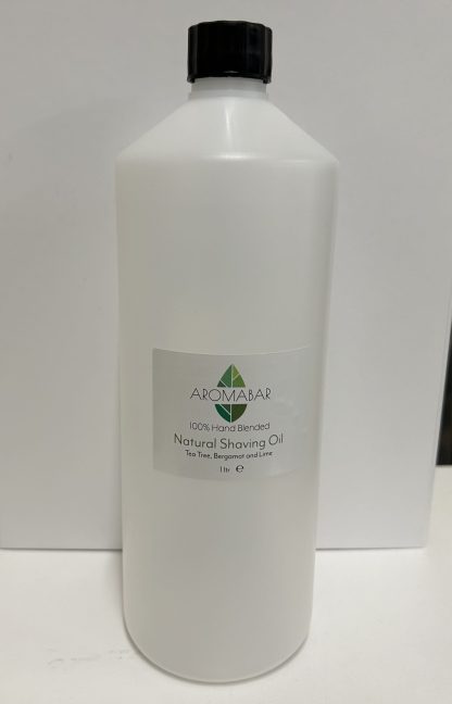 Shaving Oil - 1 Litre - Grapeseed base, with choice of specialist blends