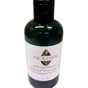 Aromabar Shaving Oil - 125ml - Cedarwood, Sandalwood, Patchouli & Lime Essential Oils