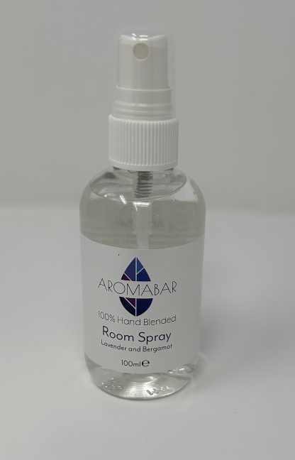 NATURAL LAVENDER & BERGAMOT MIST ROOM SPRAY 100ml This natural room spray has a gorgeous relaxing aroma. Contains pure Lavender and Bergamot essential oils. Packaged in a quality clear plastic bottle with mist spray & lid. Do not place on polished surfaces. Keep out of reach of children.