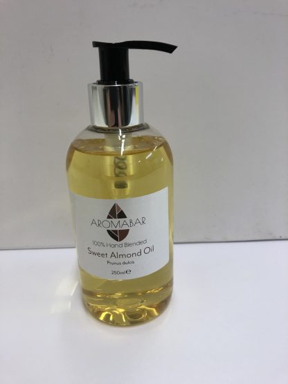 Sweet Almond Oil 250ml Pump Dispenser Aromatherapy Carrier 100% Pure